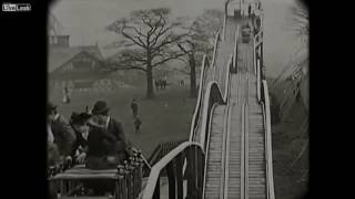 Restored 1898 Footage Of UKs First Rollercoaster [upl. by Klusek647]