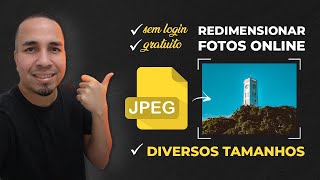 REDIMENSIONAR FOTOS ONLINE I Melhor editor gratuito para mudar tamanho de imagens [upl. by Weinman]