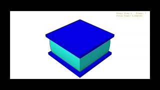 Compression test of polyurethane foam specimen using Abaqus abaqus xfem fem [upl. by Haven]