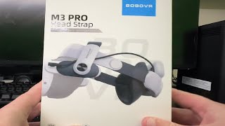 BOBOVR M3 Pro Battery Pack Head Strap Unboxing amp Setup [upl. by Pinto]