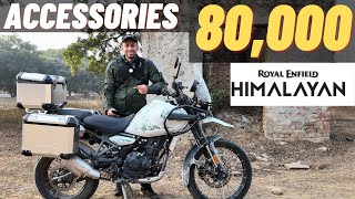 Himalayan 450  Accessories You Really Need  A Guide to informed Decision making [upl. by Airdni]