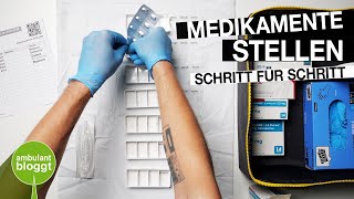 Medikamente stellen im Wochendispenser  Medikamentenlehre [upl. by Geirk]