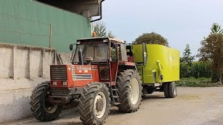 Preparazione UNIFEED Fiatagri 13090Storti DUNKER T2 240 [upl. by Namien]