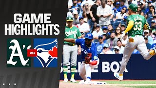 As vs Blue Jays Game Highlights 81024  MLB Highlights [upl. by Lekym]