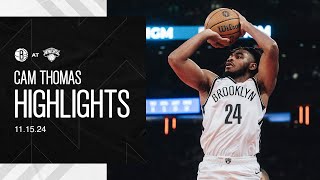 CAM THOMAS HIGHLIGHTS  Cam Thomas ties careerhigh with 43 points vs Knicks [upl. by Schram863]