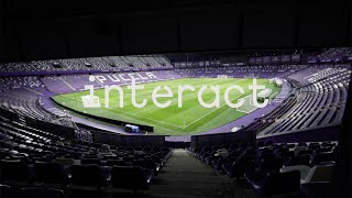 Estadio del Real Valladolid  ¡Qué comienze el show con Interact [upl. by Ennayk]