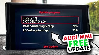 Audi MIB2 MMI firmware upgrade amp free update download [upl. by Annahsat727]