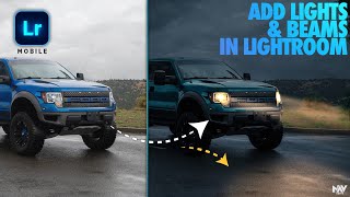 How to Create LIGHT ELEMENTS in Lightroom App  Lightroom Mobile Tutorial  Android  iOS [upl. by Jola608]