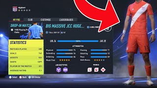 FIFA 22 Pro Clubs Best TALL STRIKER Build TraitsTips [upl. by Haimerej323]