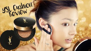 YSL CUSHION FOUNDATION REVIEW  Le Cushion Encre De Peau First Impressions [upl. by Crelin]