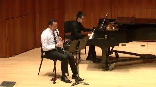 George Gershwin Three Preludes Transcribed for Clarinet and Piano [upl. by Aletsirc313]