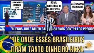 Tv Argentina Repercute Preços BRASIL X ARGENTINA  INVASÃO DE TORCEDORES [upl. by Loss]