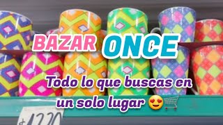 BAZAR ONCE  🛍🛒🛒🤗 Tazas Platos Artículos de repostería y Mas [upl. by Calandria]