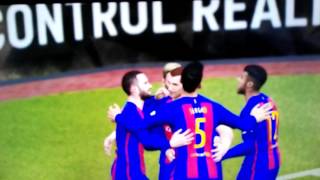 PES 2017 Become a Legend FC Barcelona vs Atletico Madrid and FCB vs FC Sevilla Highlights lotnick [upl. by Hyatt]