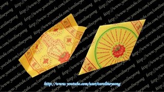 【CYS摺紙】大吉大利：往生錢（Origami～Mandarin Orange：Rectangular） [upl. by Mariette]