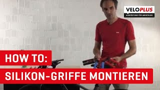 How to Gummi und Silikongriffe am Fahrrad montieren [upl. by Anigar]