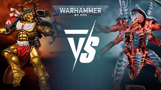 NEW Blood Angels Vs Tyranids 2000pts Warhammer 40K Battle Report [upl. by Hajar603]