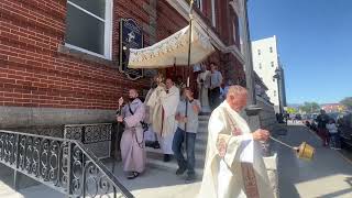 2024 Eucharistic Pilgrimage Weekend  Eucharistic Procession After 930am Mass Part 1 [upl. by Vidovik407]