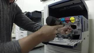 How to remove the Waste Auger on Xerox Workcentre 750078007900 series [upl. by Dolli]