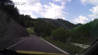 Italy State road SS685 Spoletonorth — Arquata del Tronto 2014 1x [upl. by Blount]