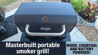 Masterbuilt MB20040522 Portable Charcoal Grill Smoker [upl. by Tnias]