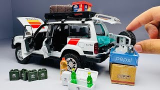 Unboxing Most Realistic Diecast Model Toyota Land Cruiser LC80 GR Sports 124 Scale Cars [upl. by Eisdnyl]