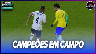 BRASIL ABRE O PLACAR E PROMETE BELAS JOGADAS A VITORIA  GAMEPLAY PES 2021  60 FPS  OREGON PB [upl. by Maryellen]