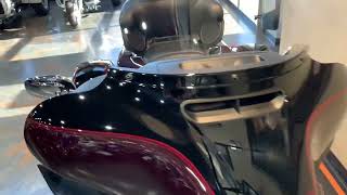 2022 HarleyDavidson Tri Glide in Midnight Crimson and Vivid BlackFLHTCUTG [upl. by Lewie]