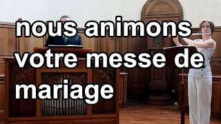 Musique amp émotion pour votre cérémonie de mariage  Animation musique amp chant [upl. by Arraeis740]