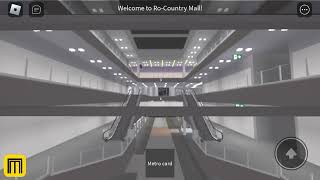 KONE MonoSpace Traction Glass ElevatorLift  ROCountry Mall  Roblox [upl. by Anirual]