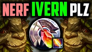 IVERN JUNGLE IS BUSTED PERMA SHIELD NEVER CD  Best BuildRunes  How to Play Ivern Season 14 [upl. by Eimaral102]