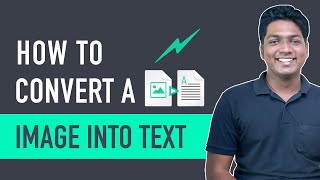 How to Convert Image to Editable text [upl. by Marena652]