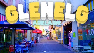 Glenelg Adelaide 4K  Virtual Walk Tour  60fps Adelaide City  Australia [upl. by Consuela]