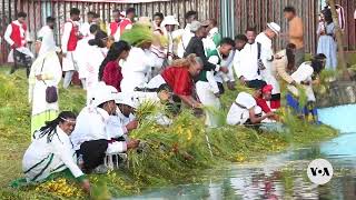 Ethiopians celebrate annual Irreecha festival amid conflict  VOA News [upl. by Jaffe]