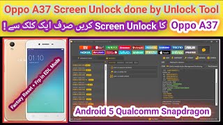 How to Remove Oppo A37fw Screen lock in EDL mode by unlock tool  2023  TECH City 20 [upl. by Aimar]