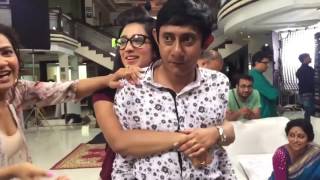 Abhimaan er shooting e subhashree ganguly [upl. by Graubert]