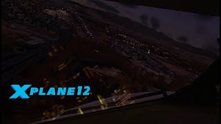 Night Landing at Toncontin International Airport MHTG Tegucigalpa Honduras 🇭🇳  XP12  TolissA319 [upl. by Vassar]