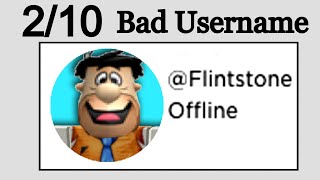 Rating YOUR Roblox Usernames [upl. by Lehar191]