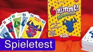 6 nimmt Kartenspiel  Anleitung amp Rezension  SpieLama [upl. by Woothen446]