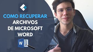 ☑️ Cómo Recuperar un Archivo de Word NO GUARDADO O ELIMINADO en Windows [upl. by Keffer]