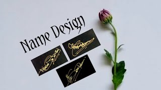 Name writing  Bangla English name design  Signature  Sign [upl. by Nahgaem]