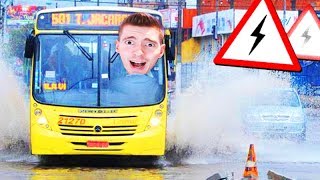 VIAJEI DE ÔNIBUS na CHUVA DEU RUIM  Fernbus Simulator [upl. by Kahl]