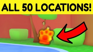 ALL 50 SHINY RELIC LOCATIONS in Pet Simulator 99 [upl. by Atonsah]