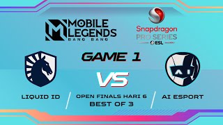 Liquid ID vs AI Esport  Game 1  ESL Snapdragon 2024 [upl. by Tecil]