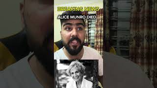 Alice Munro died😭 [upl. by Eichman]