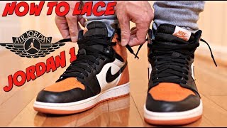 3 WAYS HOW I LACE amp STYLE MY JORDAN 1 [upl. by Judi940]