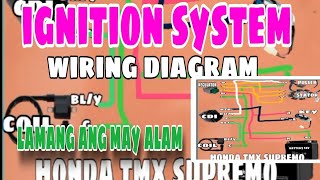 HONDA TMX SUPREMO WIRING DIAGRAM AND CONNECTION VIDEO TUTORIAL [upl. by Edd]