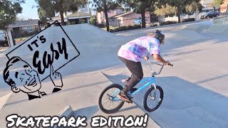 TOP 5 EASIEST BEGINNER BMX TRICKS Skatepark Edition [upl. by Nale]