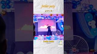 Tauba tauba song dance  fresher party Part 6 🤗😎 shorts [upl. by Haduhey]