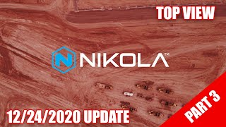 Nikola Semi Factory Construction Site Update Part 3  December 24 2020 [upl. by Deevan]